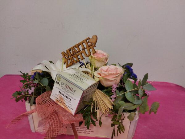 Regalo flores y crema